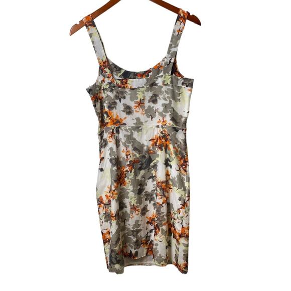 Banana Republic Fall Floral Cotton/Silk Blend Sleeveless Dress Womens Size 6 NWT - Picture 5 of 11